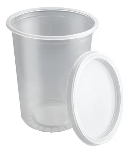 Envase Reyma Litro transparente para frutas y verduras, desechable de alta calidad