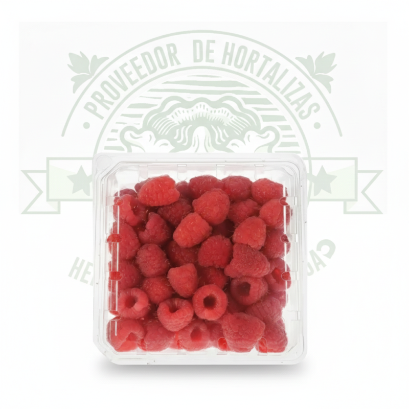 Domo de frambuesas frescas 170g de calidad premium
