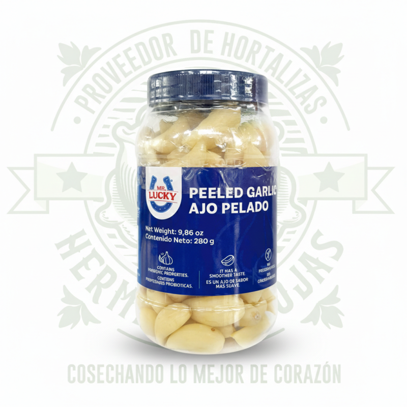 Ajo Mr. Lucky Pel Bote gourmet fresco para restaurantes en Querétaro