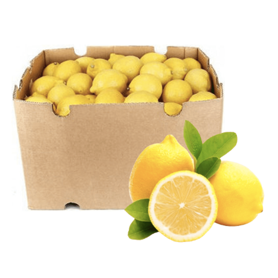 Caja de Limón Eureka 17kg fresco y jugoso para mayoreo en Querétaro