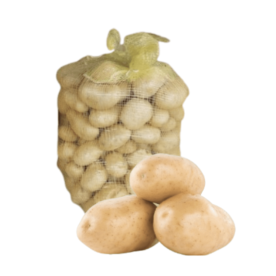 Papa blanca alfa grande en arpilla de 25kg para venta mayoreo Querétaro