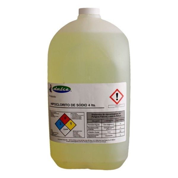 HIPOCLORITO DE SODIO 5 LT en Querétaro - Distribuidora Hermanos Rojas