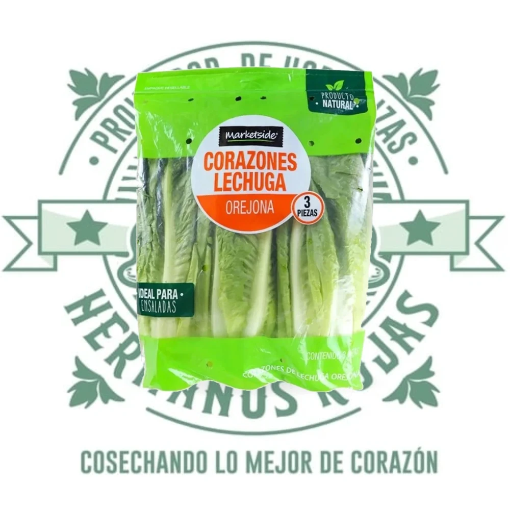 BOLSA CORAZON LECHUGA