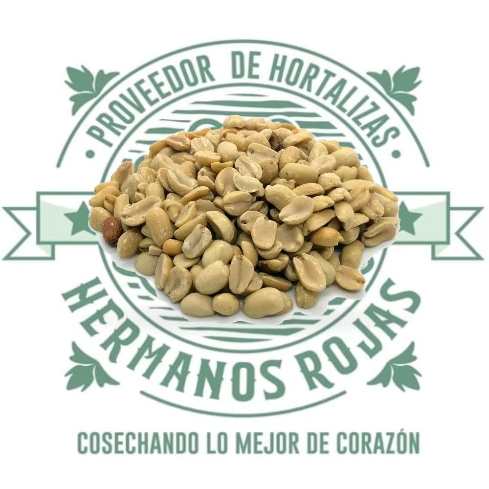 Cacahuate crudo natural con cutícula de excelente calidad, producto de Distribuidora Hermanos Rojas