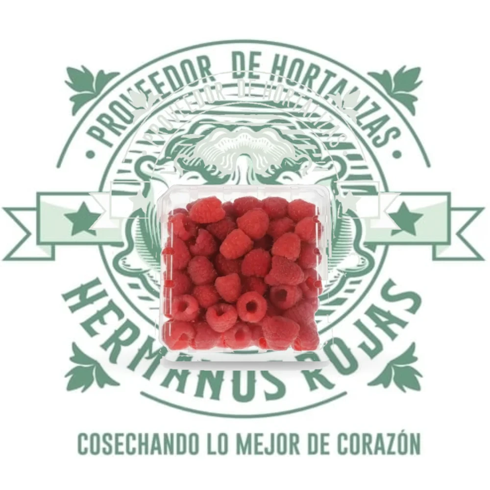 Domo de frambuesas frescas 170g de calidad premium