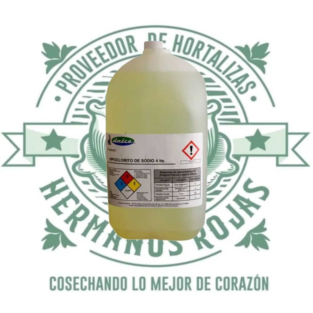 HIPOCLORITO DE SODIO 5 LT