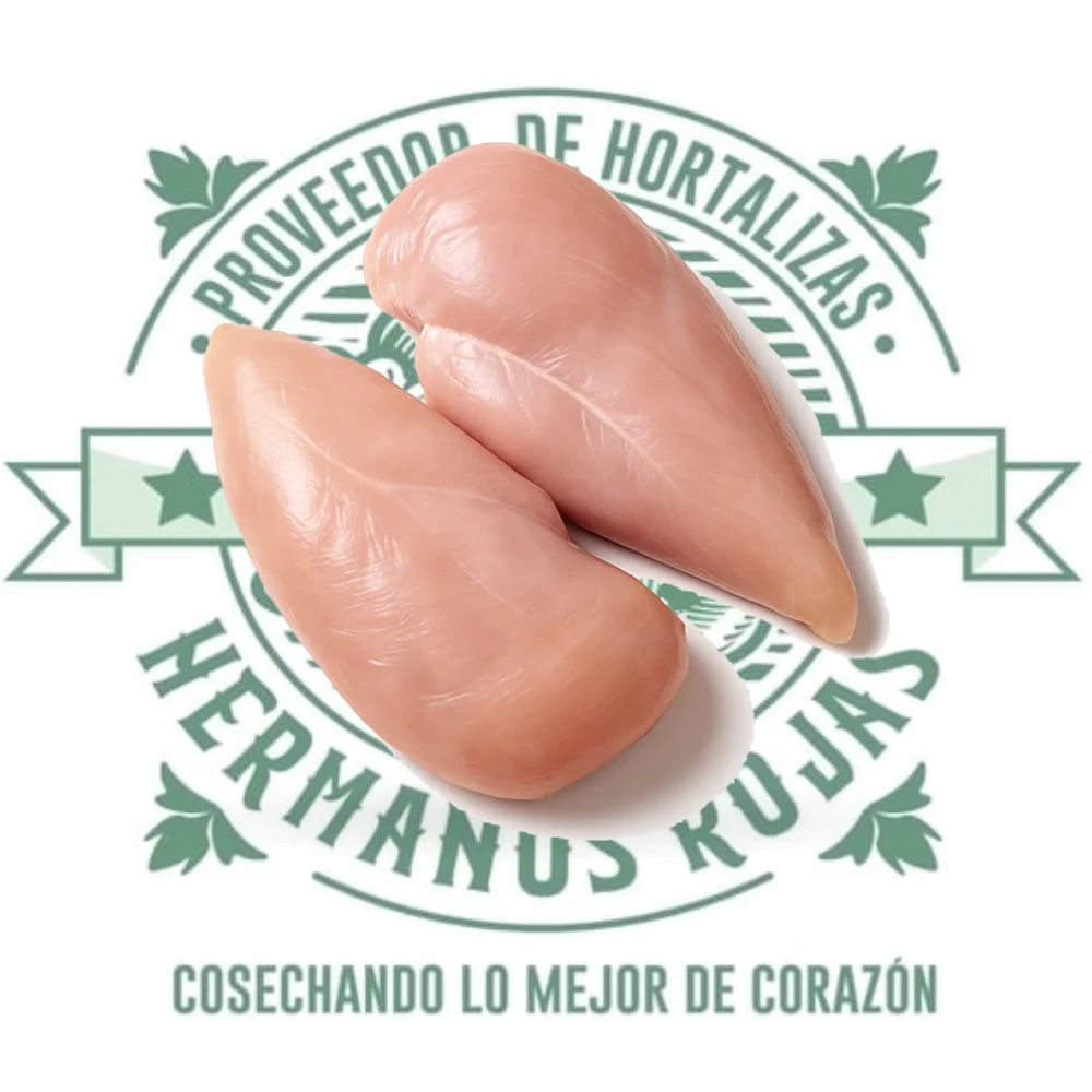 Pechuga de pollo sin hueso fresca de alta calidad, lista para cocinar