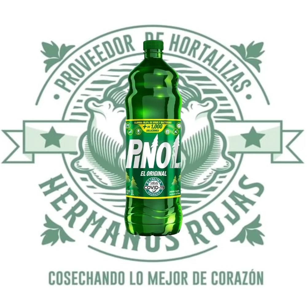 PINOL 1 litro limpiador desinfectante multiusos con aroma a pino, producto de limpieza profesional