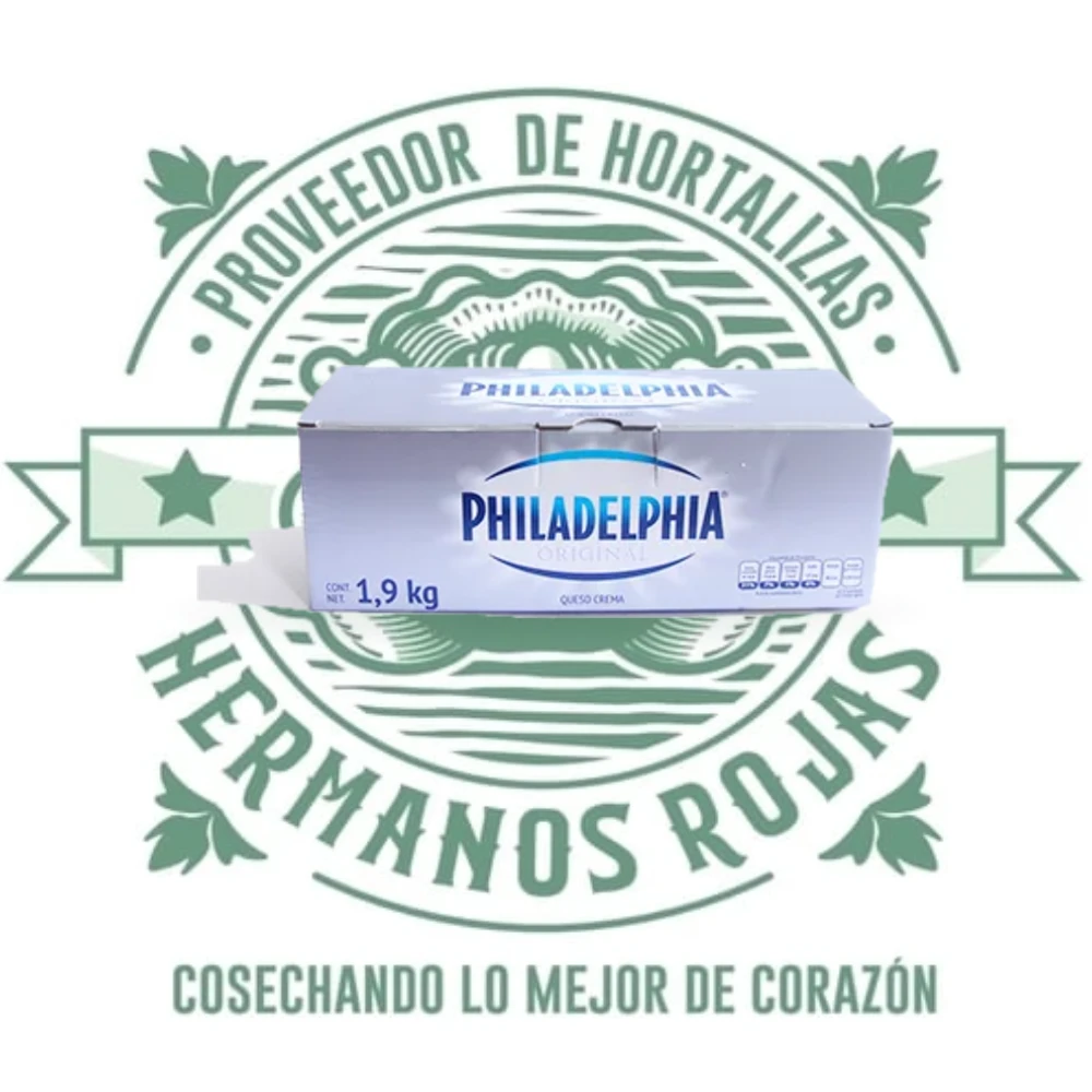 Queso Crema Philadelphia barra 1kg Distribuidora Hermanos Rojas Querétaro