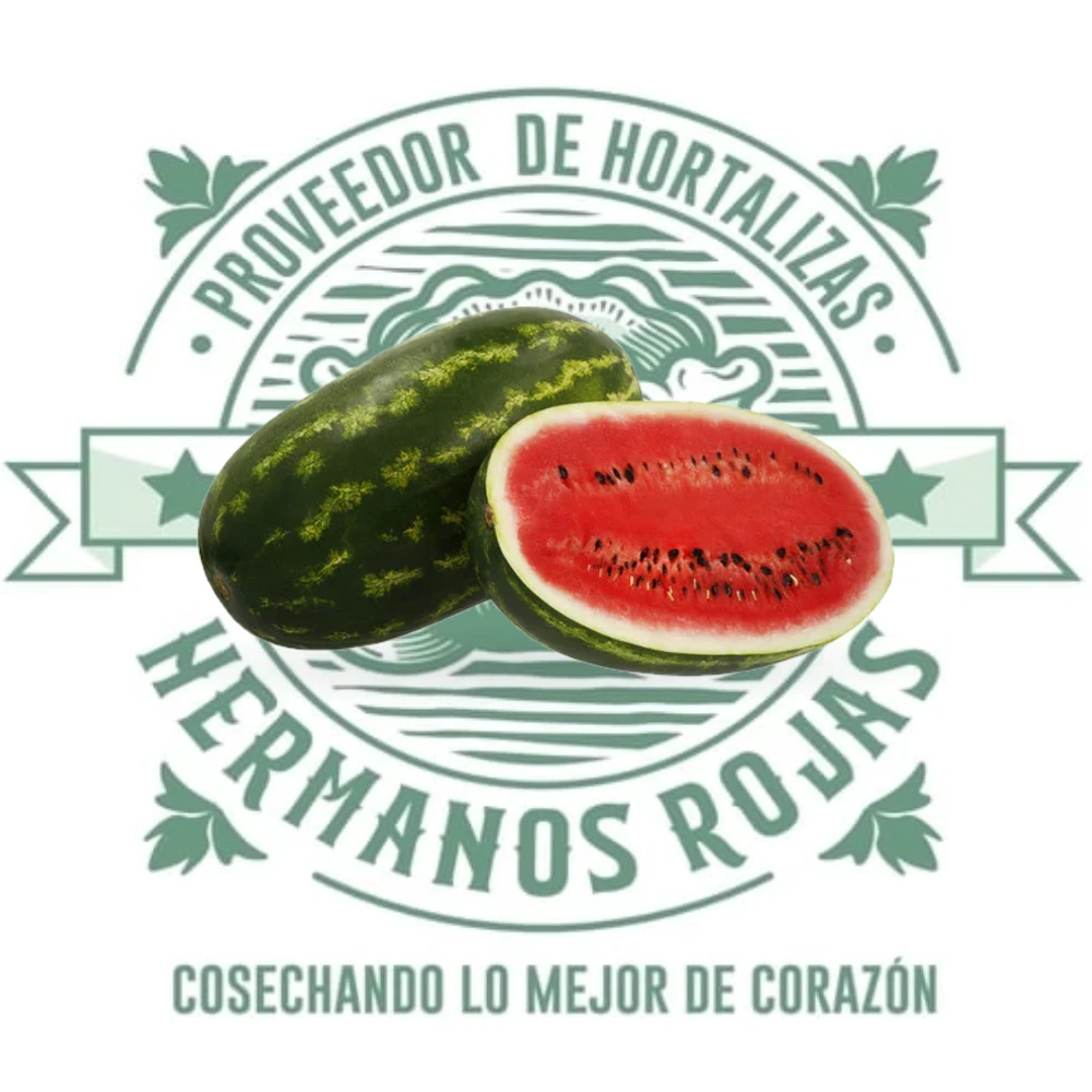 Sandía fresca cortada mostrando pulpa roja jugosa de Distribuidora Hermanos Rojas Querétaro