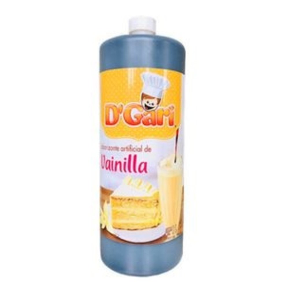 Botella de Vainilla D'Gari 1 litro, esencia premium para cocina profesional