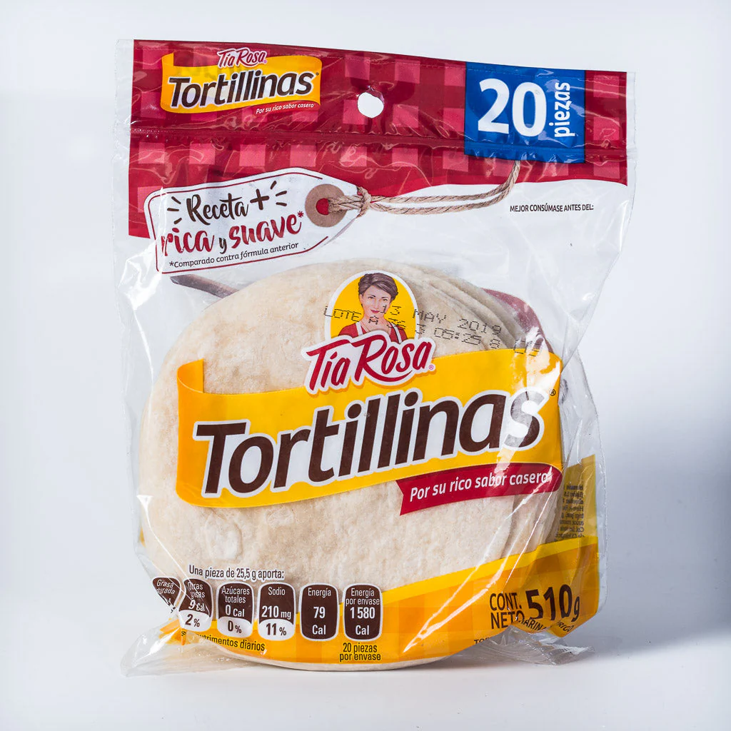TORTILLINA TIA ROSA 22 pzas en Querétaro - Distribuidora Hermanos Rojas