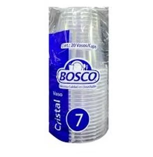 VASO DE CRISTAL 7 oz 20 PZAS en Querétaro - Distribuidora Hermanos Rojas