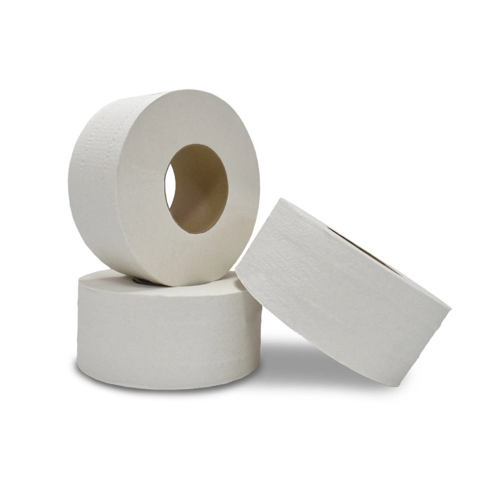 Papel higiénico Marli Jr 200 metros, rollo blanco resistente y suave