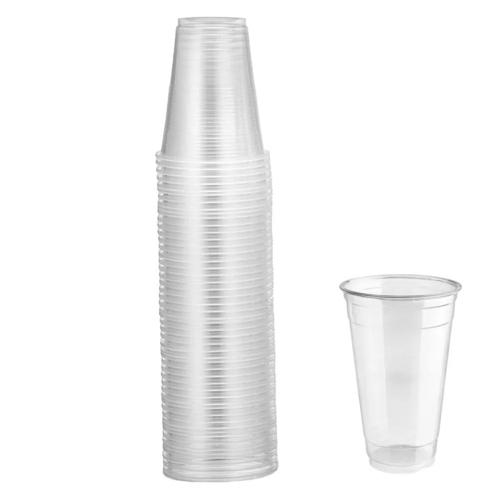 Vaso desechable cristal 16oz transparente paquete 50 unidades Querétaro